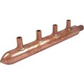 Cash Acme Copper Manifold with Pex 4 Port Closed Bulk 22785